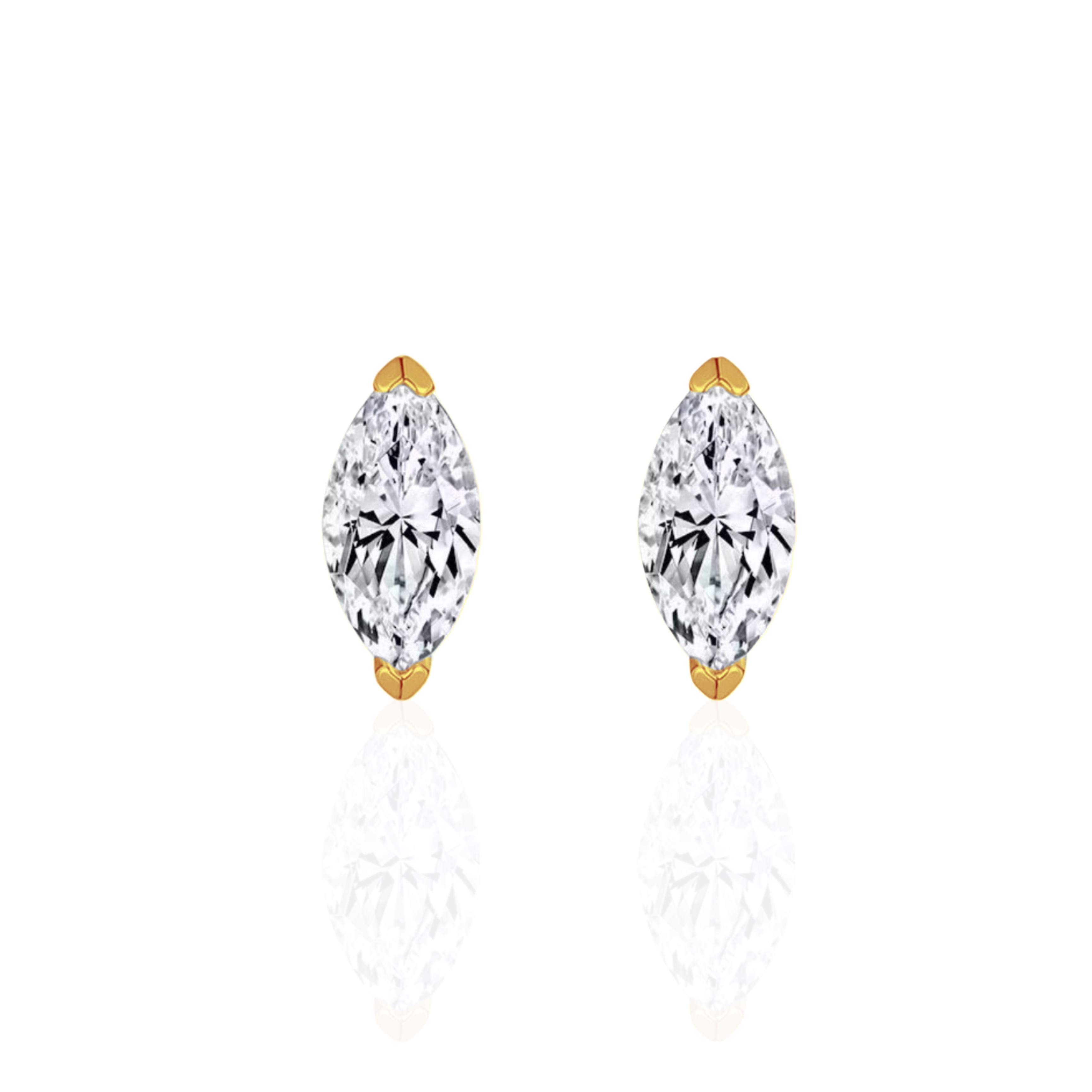 Marquise Stud Earrings