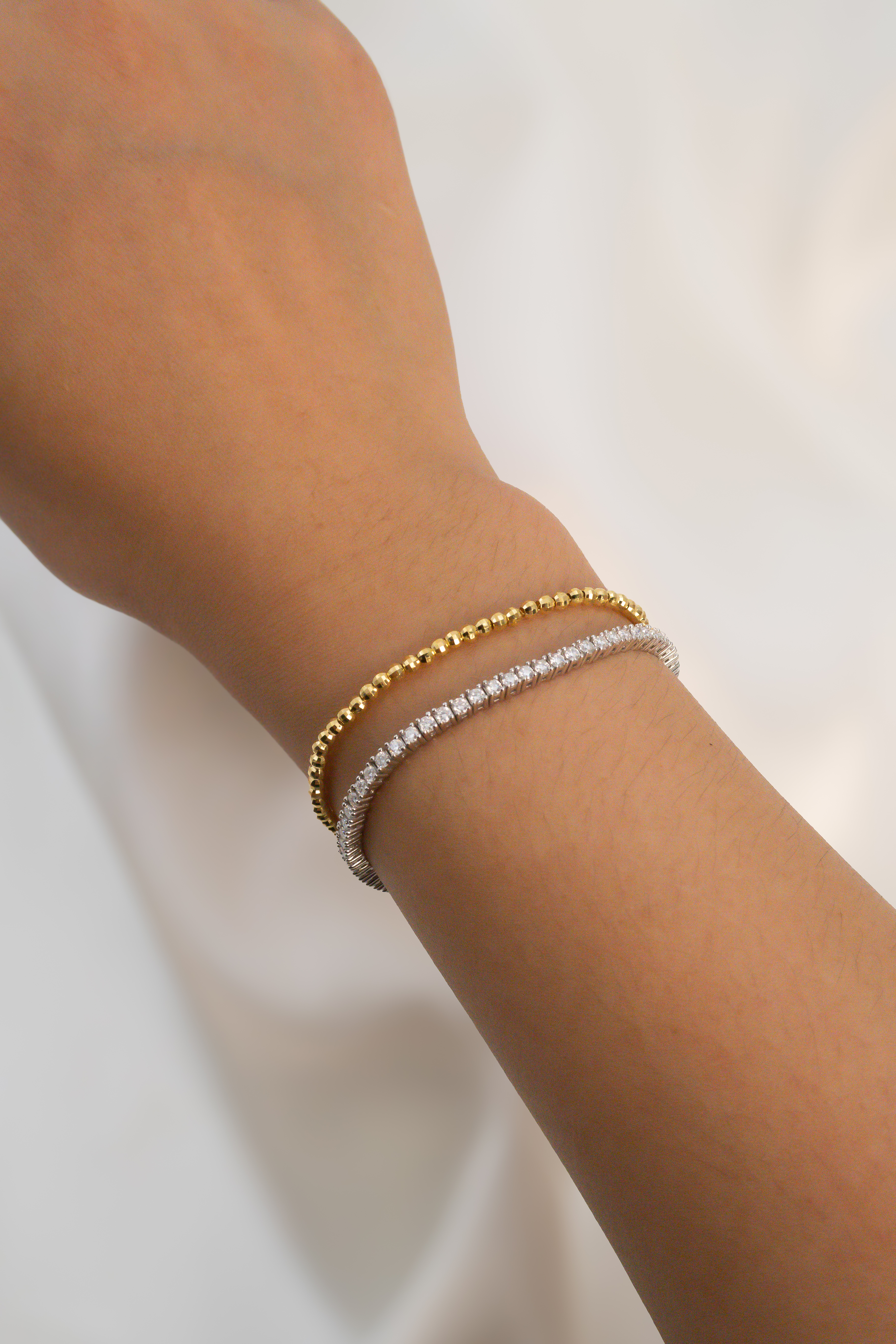 18K Gold Disco Bracelet